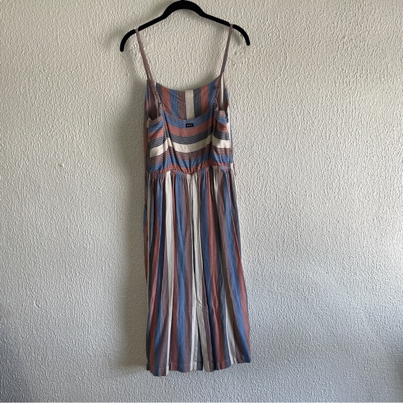 RVCA Women's Proxy Woven Strappy Buttons Midi Dress - Picture 3 of 3